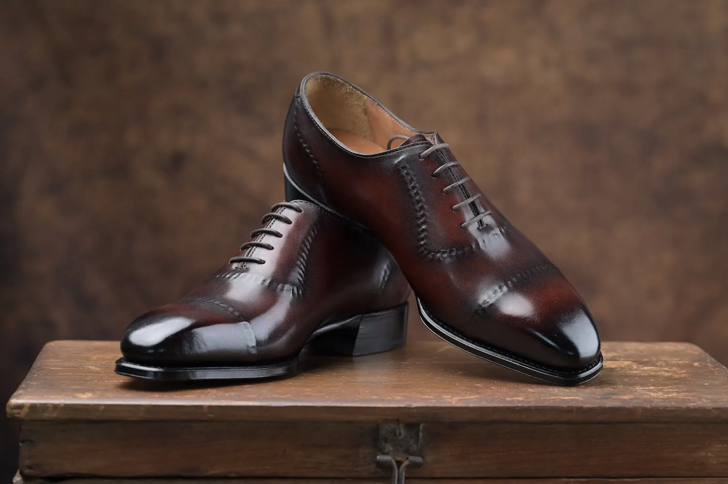 A3B Reverse Skin Stitch Adelaide Oxfords