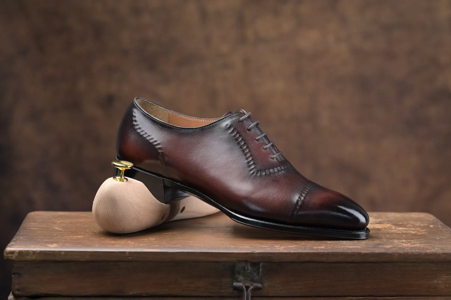 A3B Reverse Skin Stitch Adelaide Oxfords