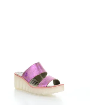 BESY357FLY PINK Wedge Sandals|BESY357FLY Chaussures �� Bout Rond in Rose