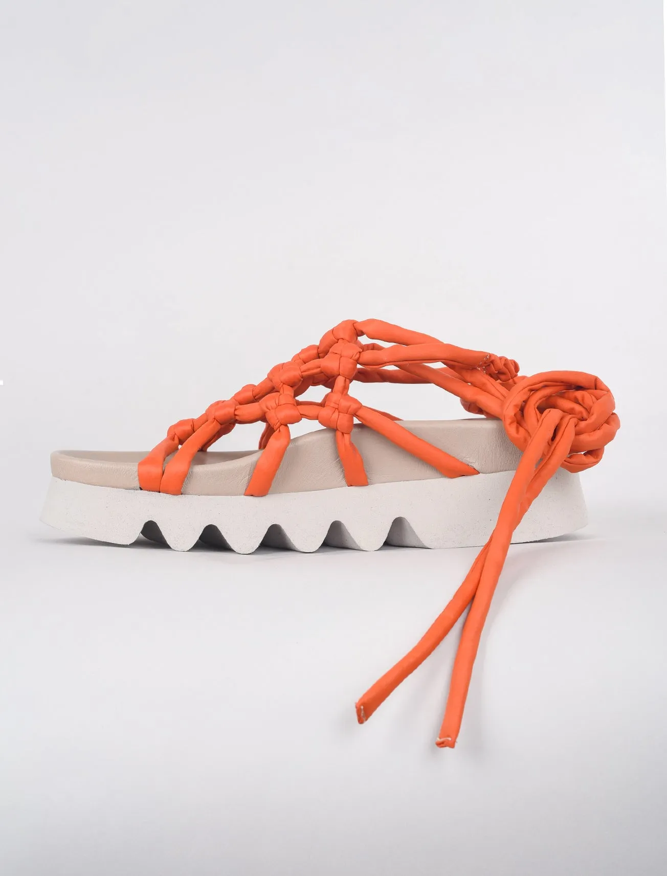 Birdcage Sandal, Orange