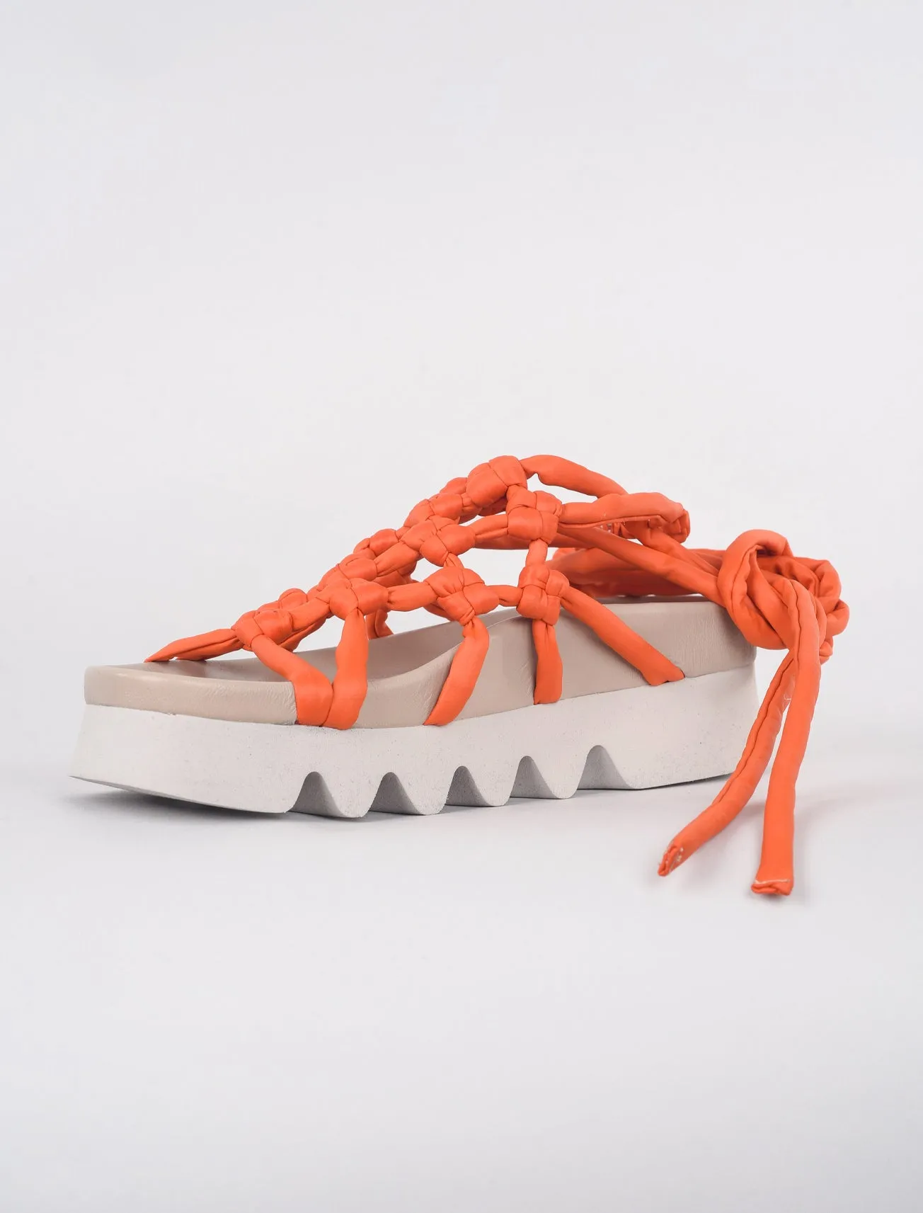 Birdcage Sandal, Orange