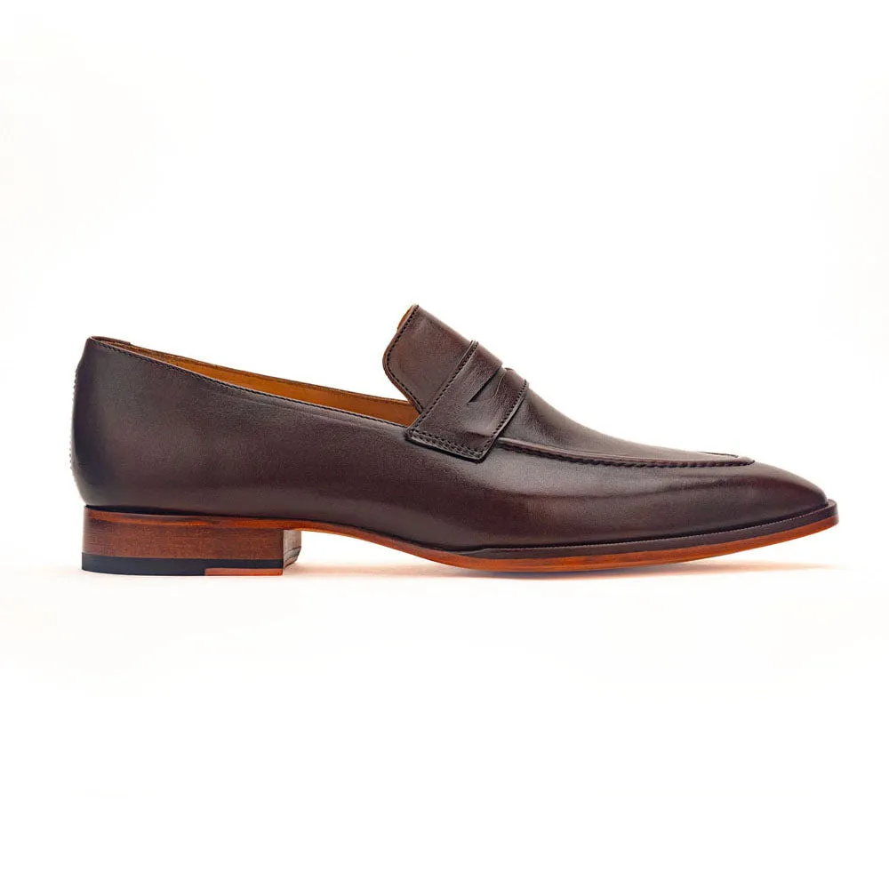 Brown Super Sleek Penny Loafers