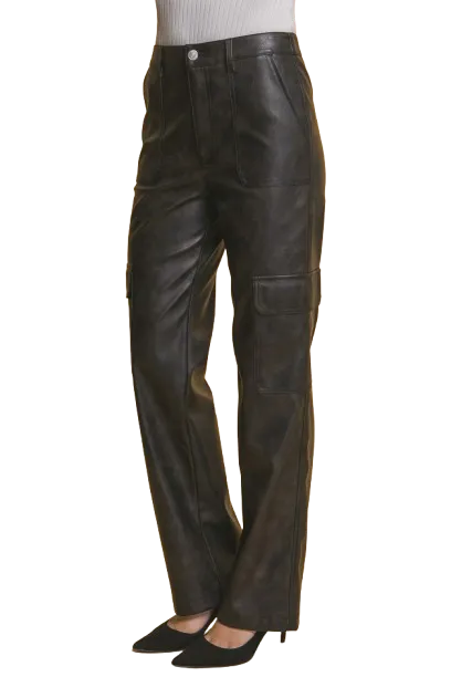 Cassie Vegan Leather Pant