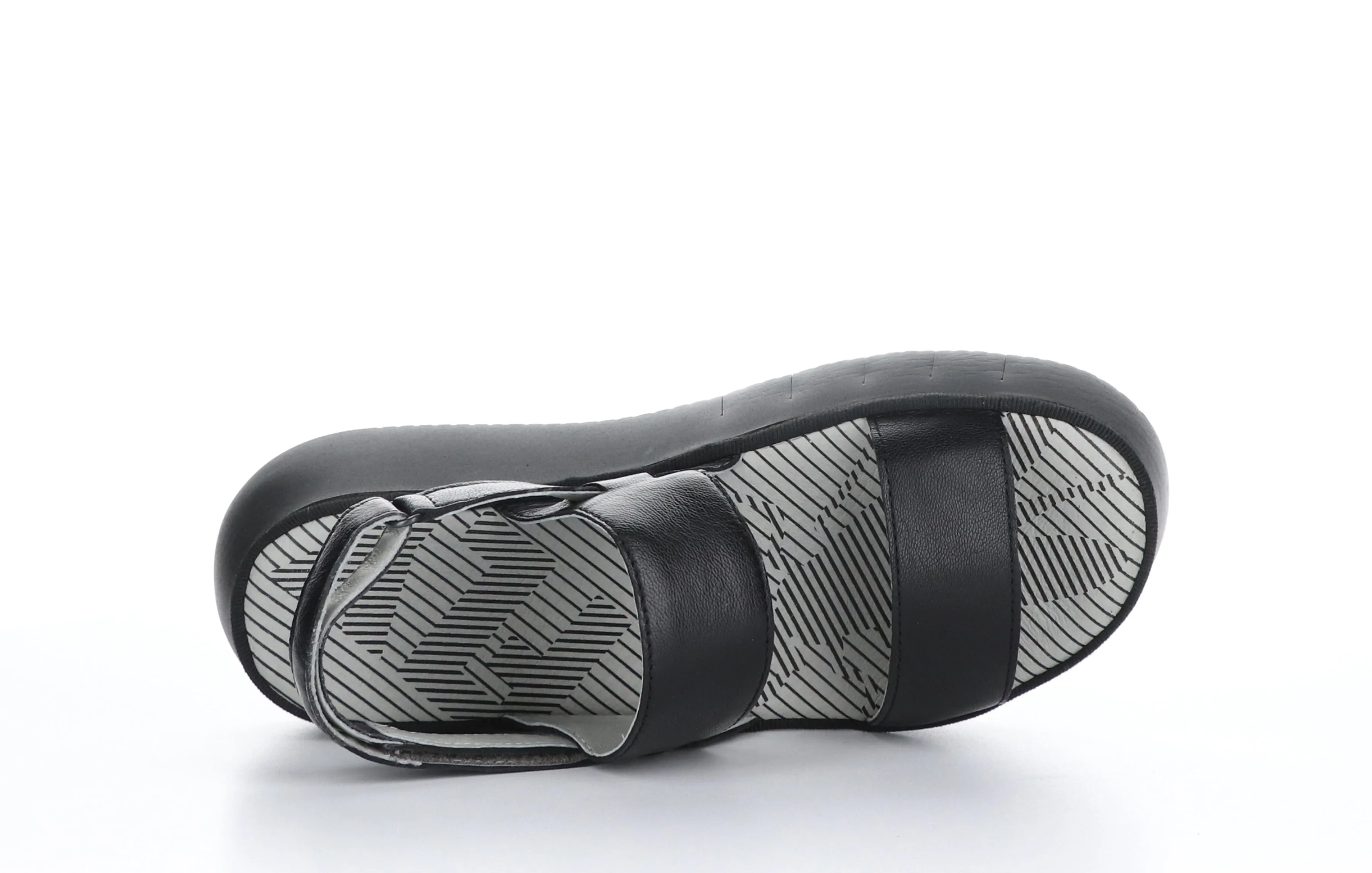 CURA318FLY Mousse Black Sling-Back Sandals