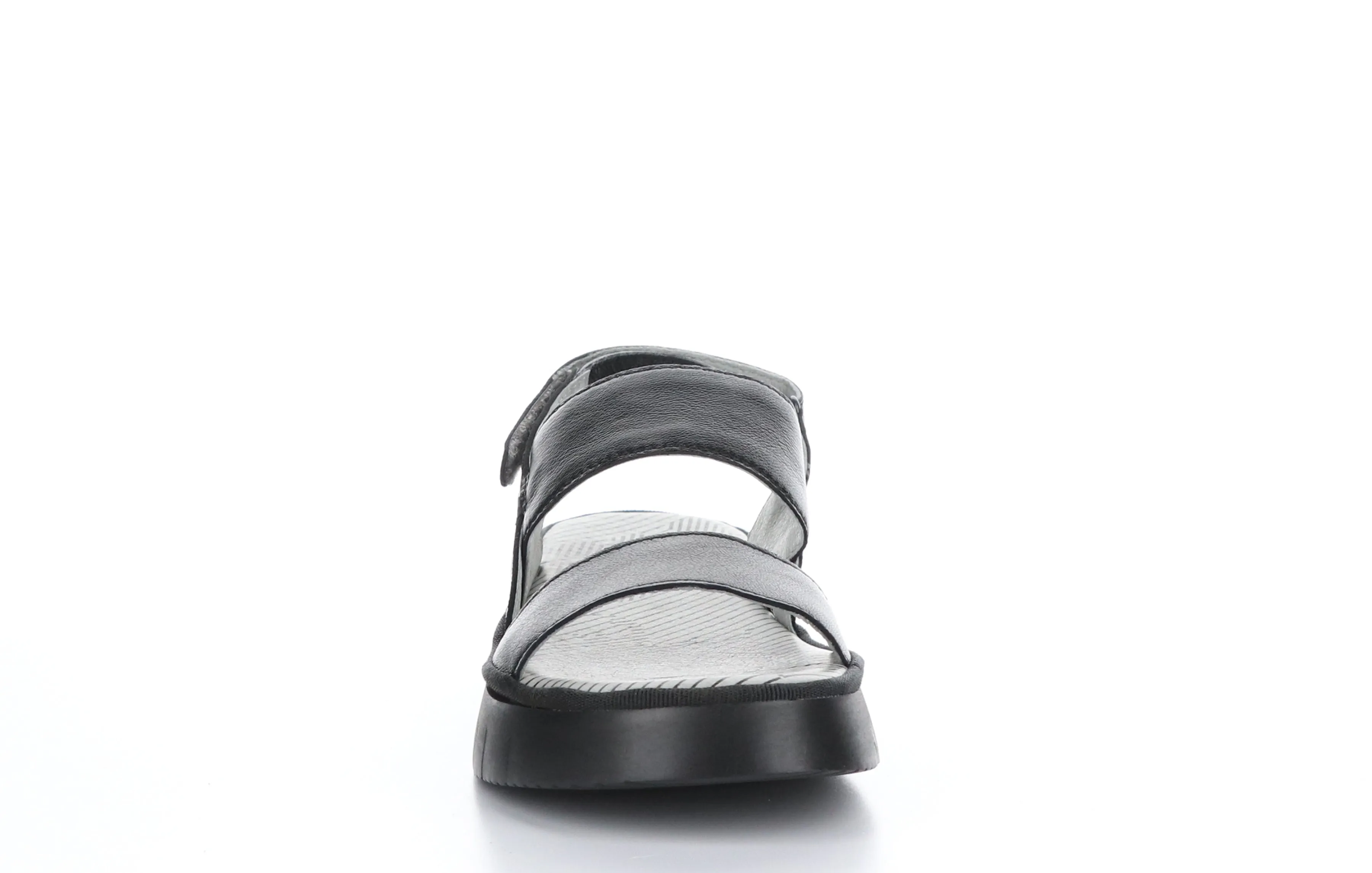 CURA318FLY Mousse Black Sling-Back Sandals