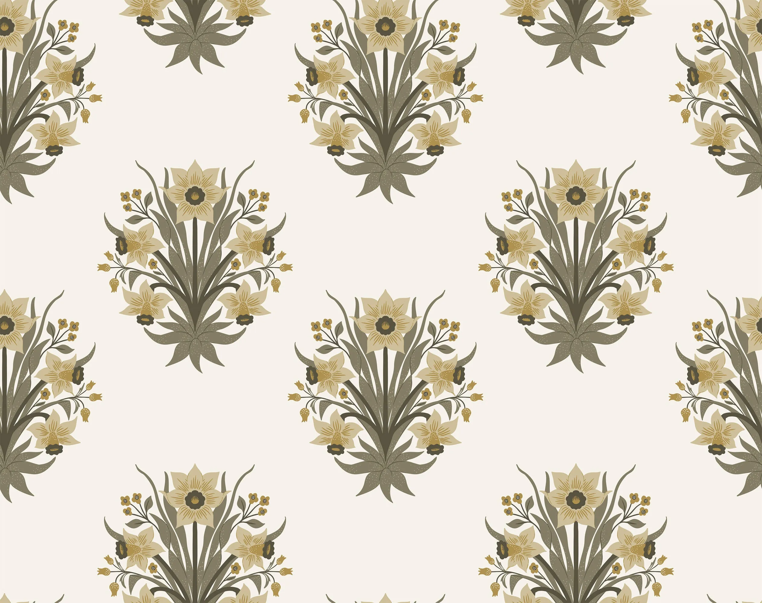 Elegant Daffodils Wallpaper - Exclusive Luxe