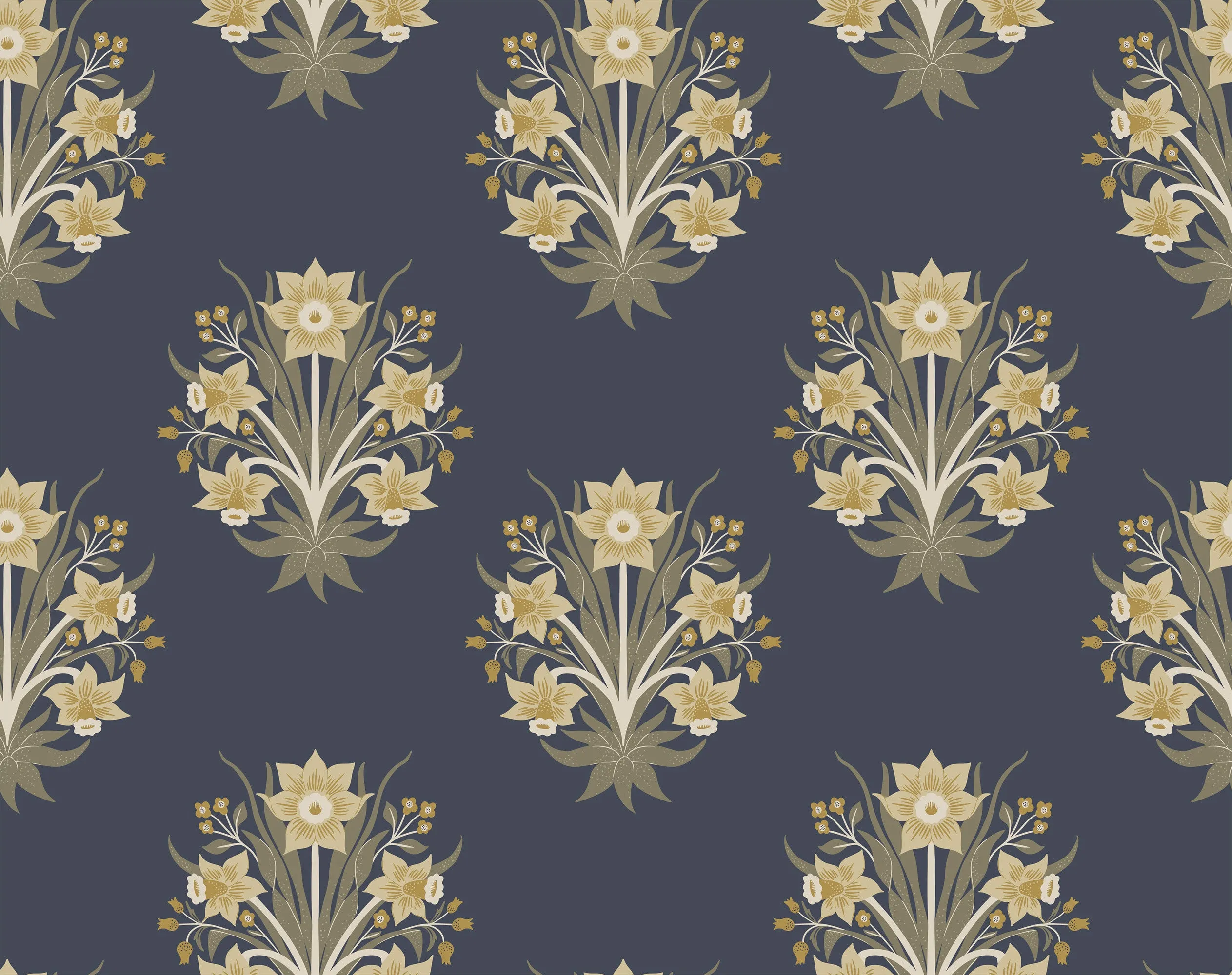 Elegant Daffodils Wallpaper - Exclusive Luxe