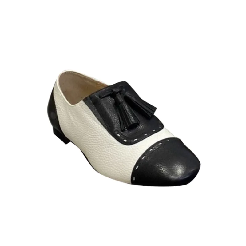 FONEI Lace Up Bi-Color Oxfords