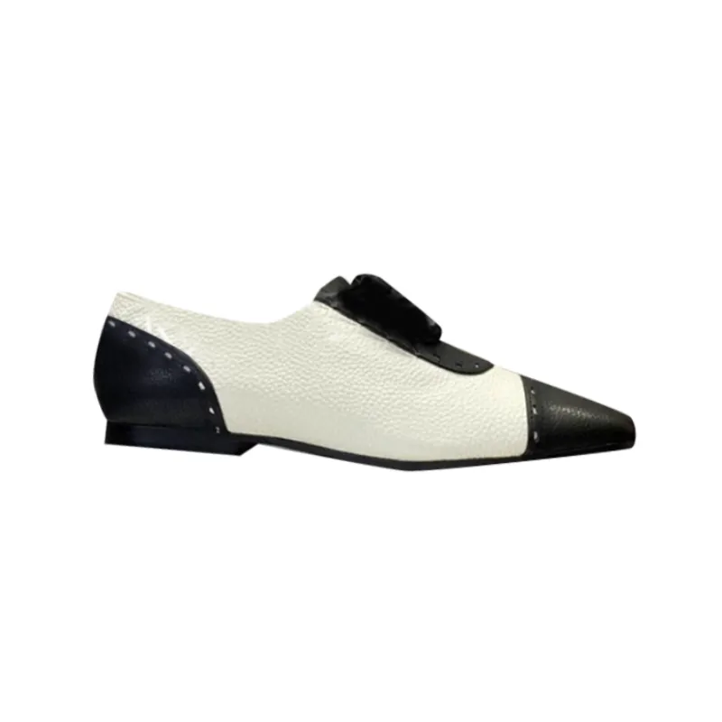 FONEI Lace Up Bi-Color Oxfords
