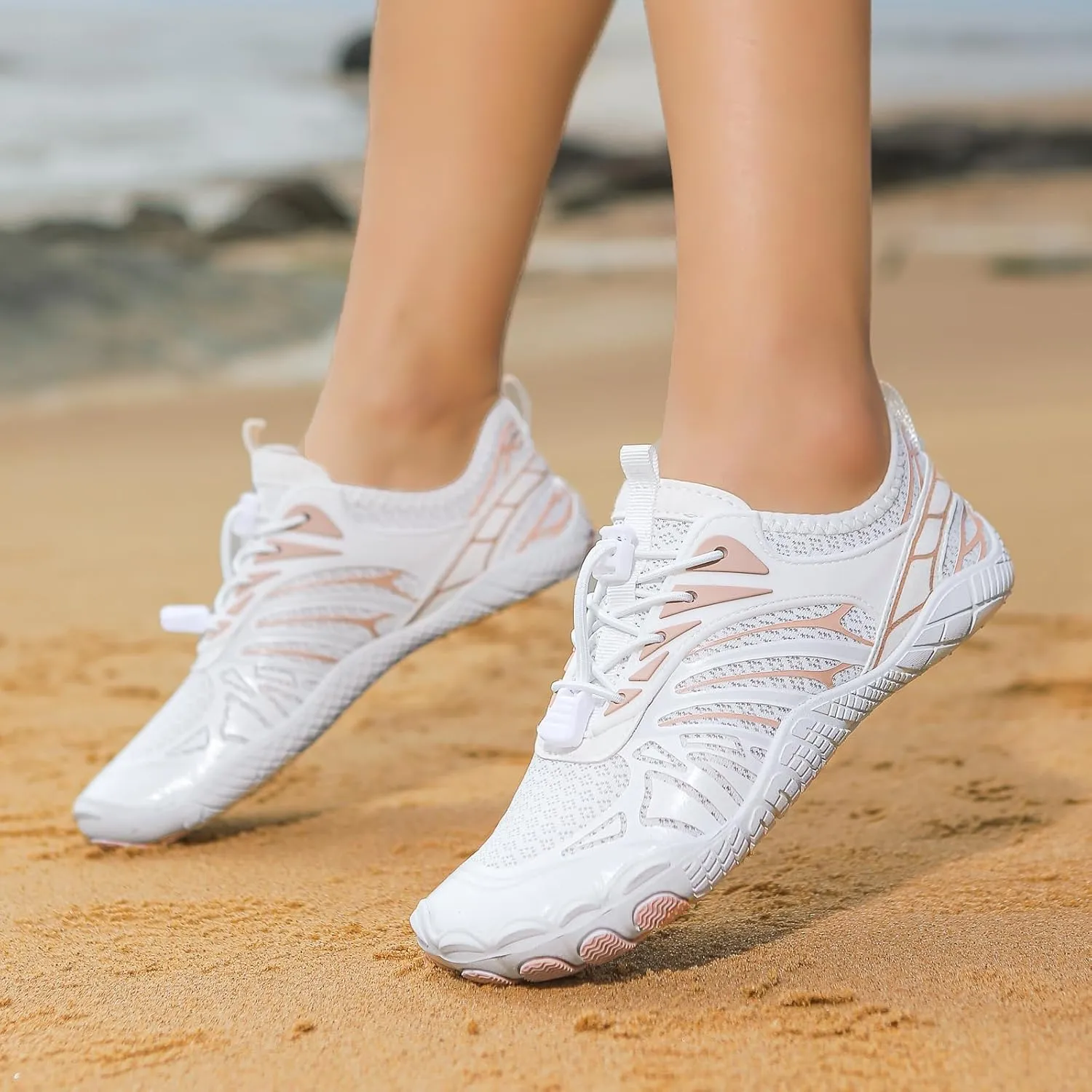Footwear Pro Hike Barefoot Shoes Women Men Waterproof Trail Running Healthy & Non-Slip Barefoot Shoes for Women Beach Swim Surf Hiking Walking Shoes