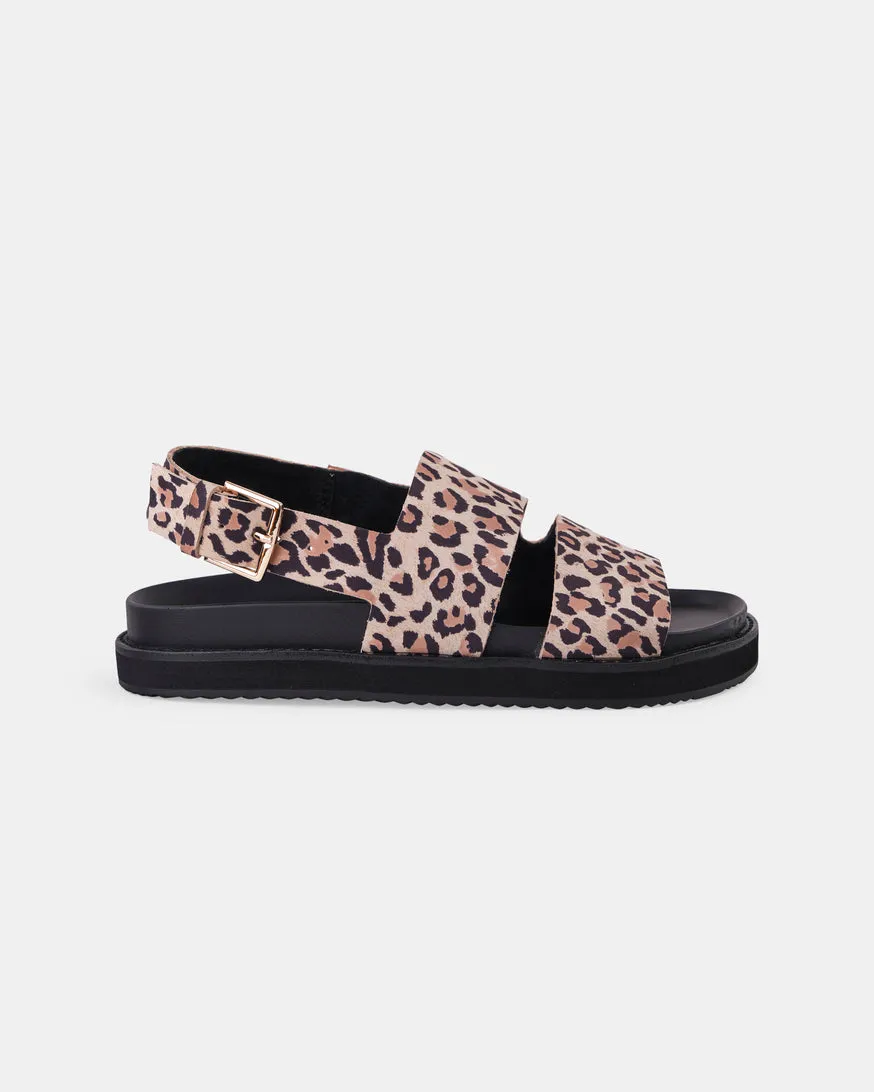 Frenchy Sandal - Ivory Leopard