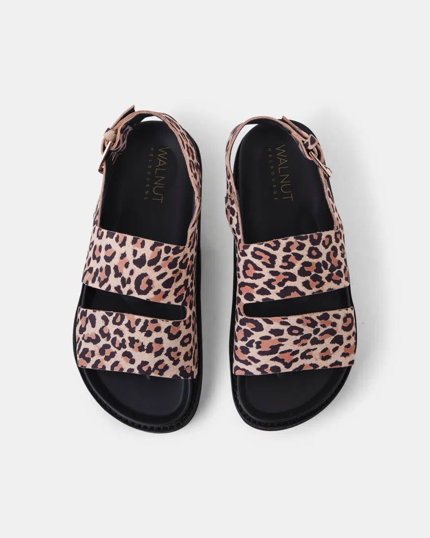 Frenchy Sandal - Ivory Leopard
