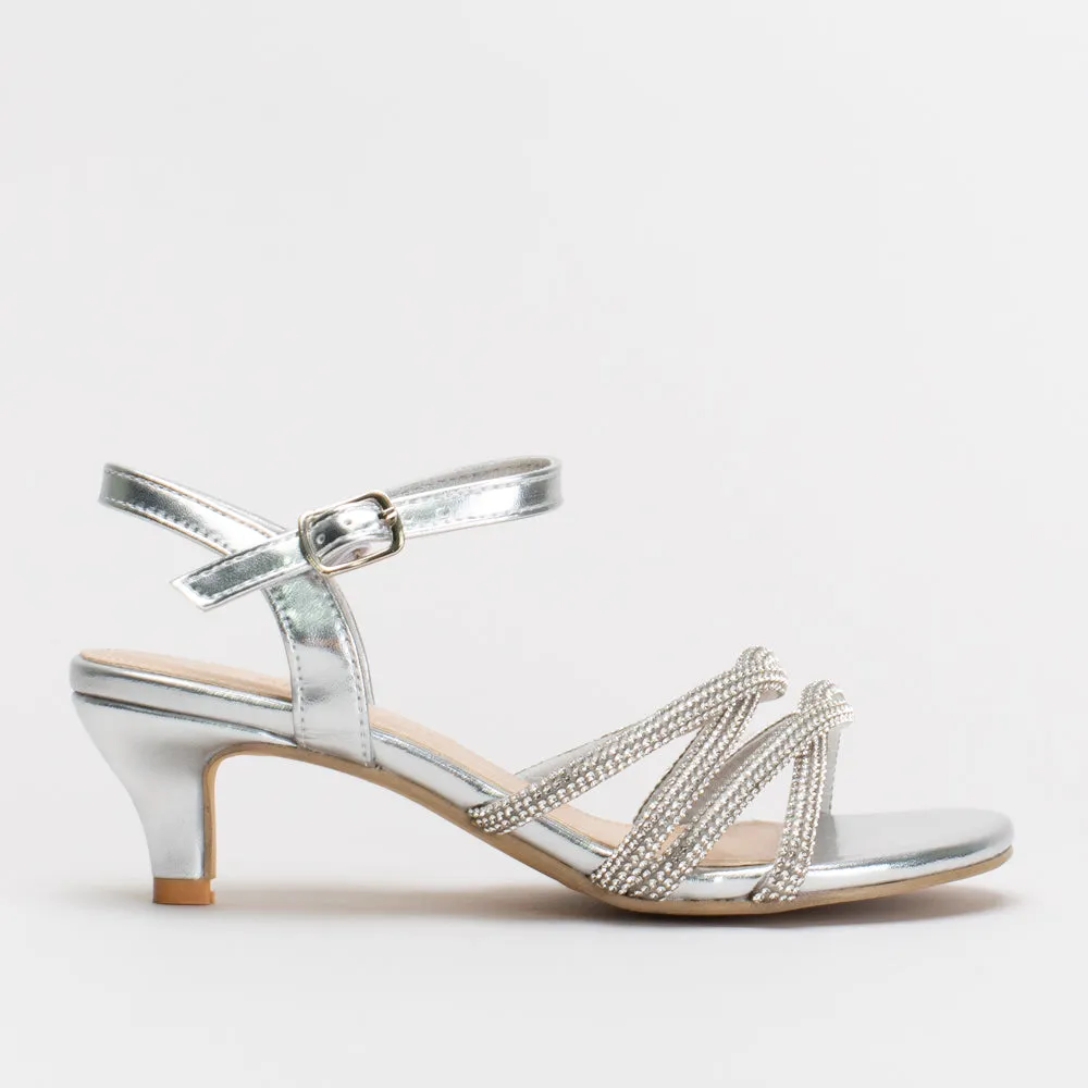 Girls Diamante Knot Sandal _ 154911