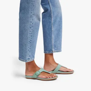 GRACIE BUCKLE TOE-POST Womens Sandals Cool Blue