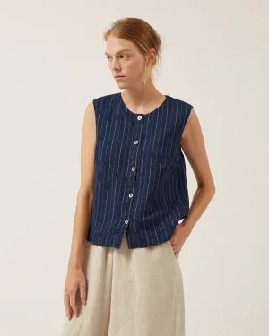 Hallie Linen Vest