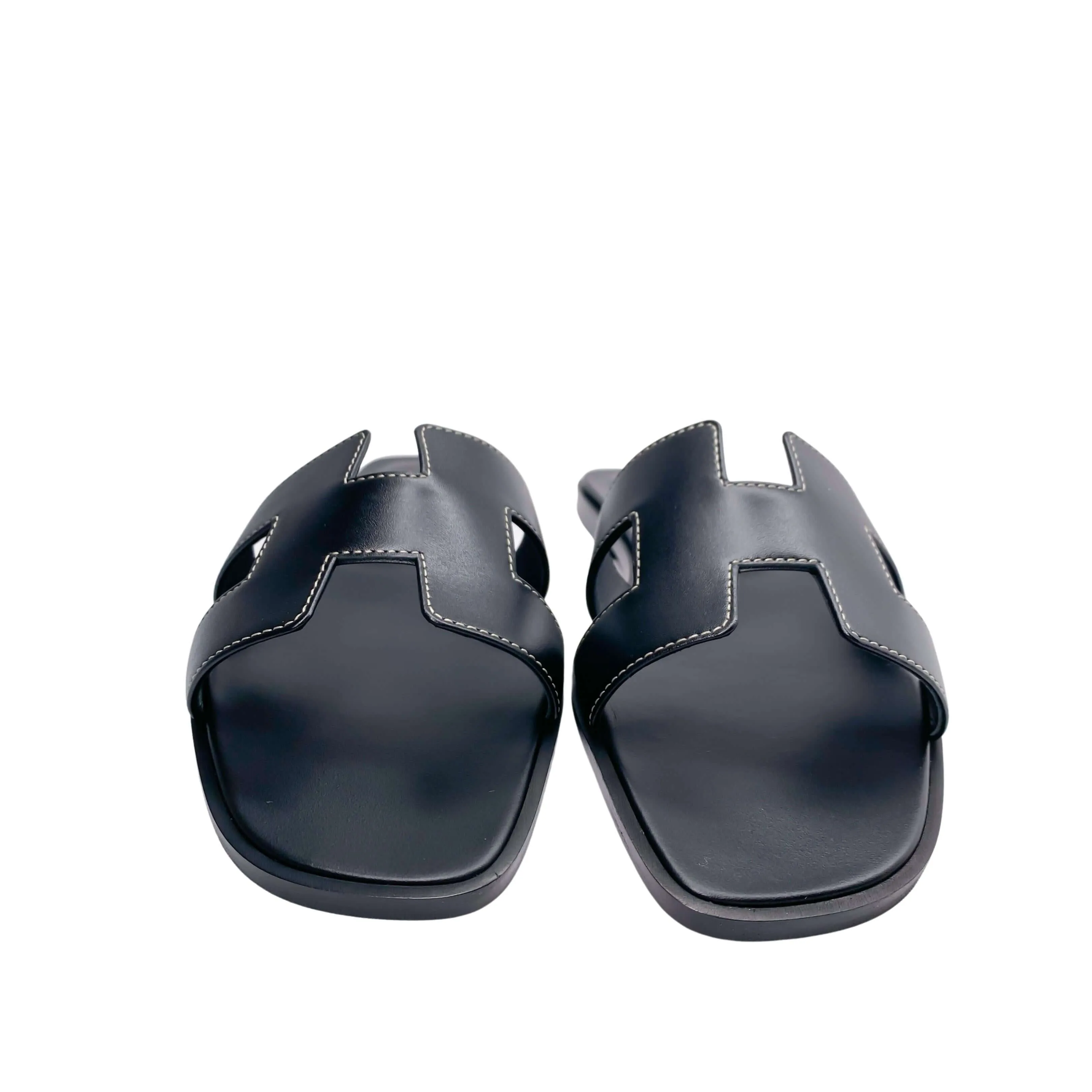 Hermès Oran Sandals (black)