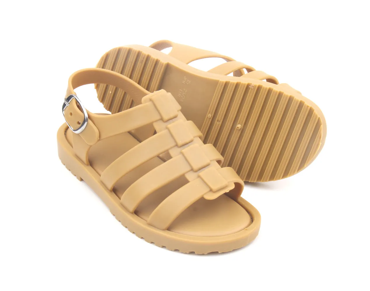 Mustard Jelly Sandals