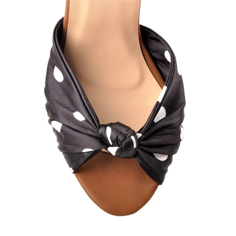Polka Dot Wedge Sandals | Wedge Shoes