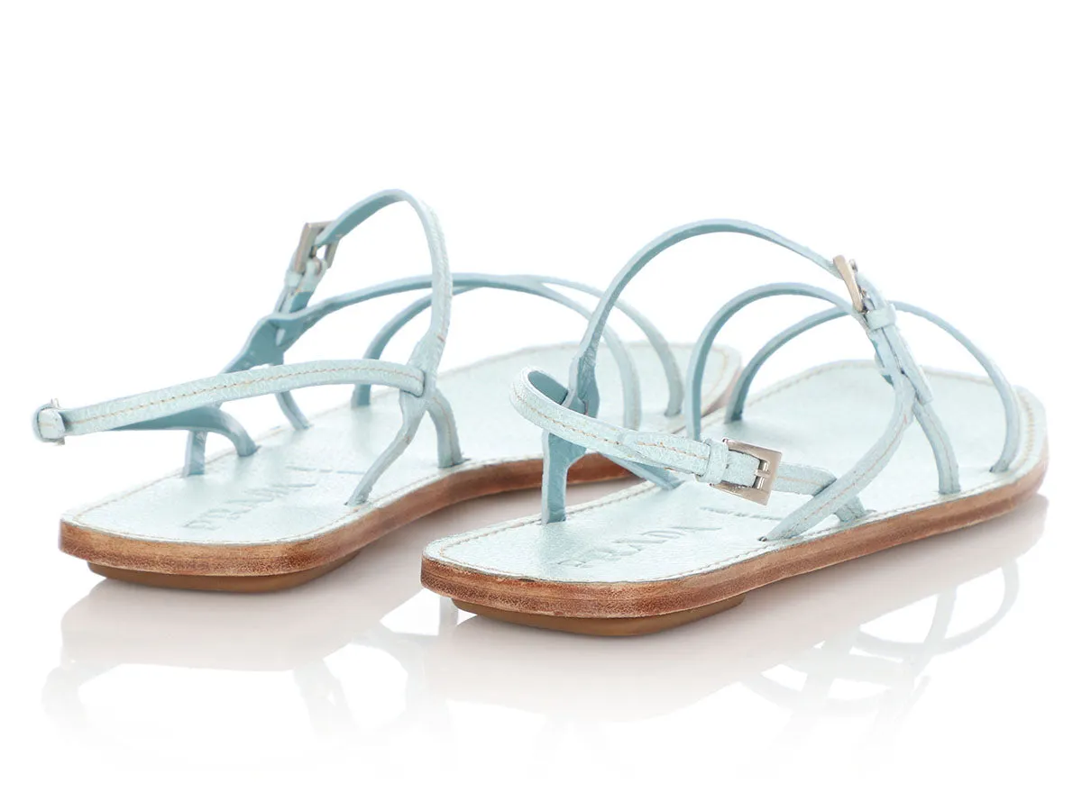 Prada Lago Strappy Sandals