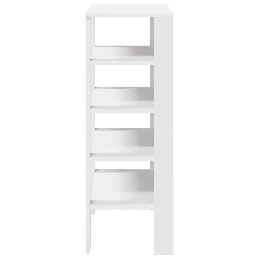 Shoe Rack White 61x32x87.5 cm Engineered Wood