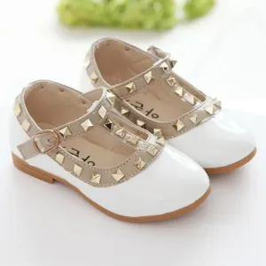 Stylish Riveted Girls' Flat Sandals