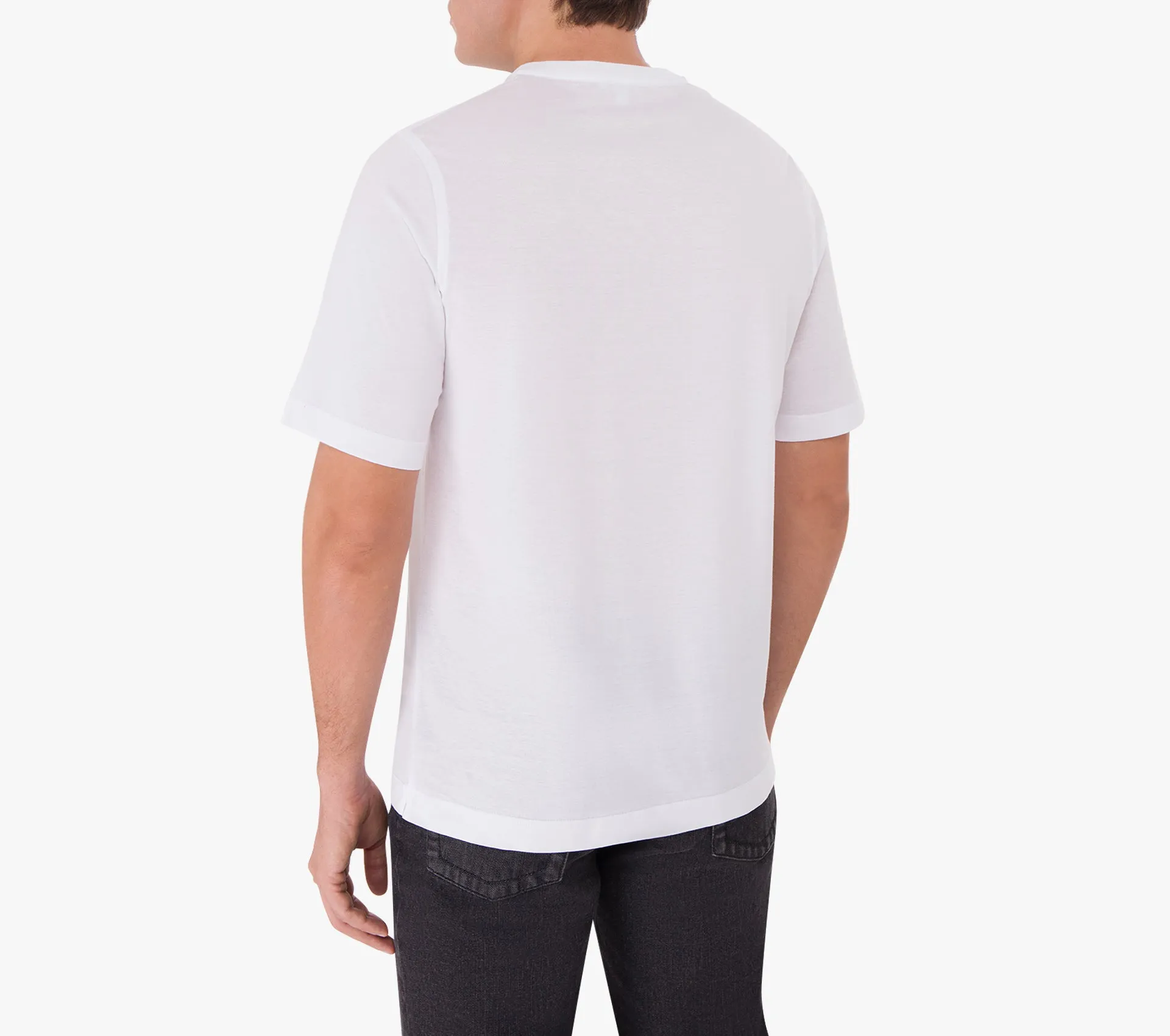 T-Shirt with Lion Circle Embroidery