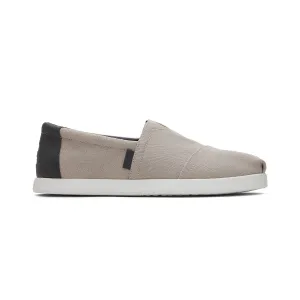TOMS Espadrille Alpargata Forward Men - Pebble Grey Canvas