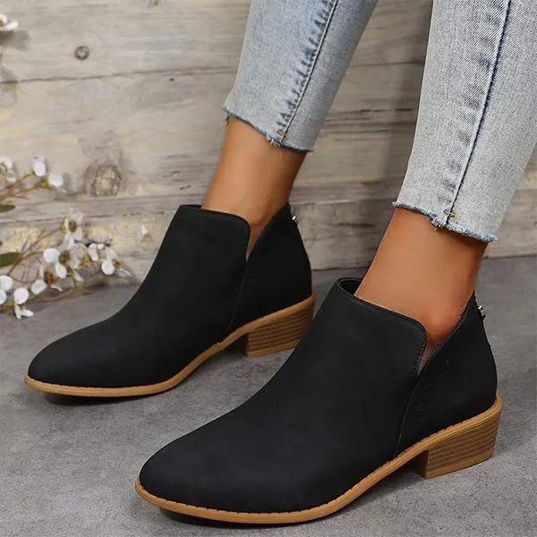 Women'S Chunky Heel Ankle Boots 52988227