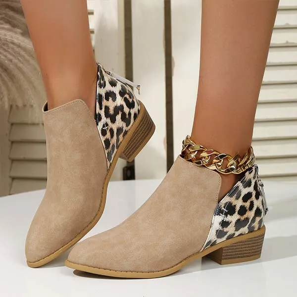 Women'S Chunky Heel Ankle Boots 52988227