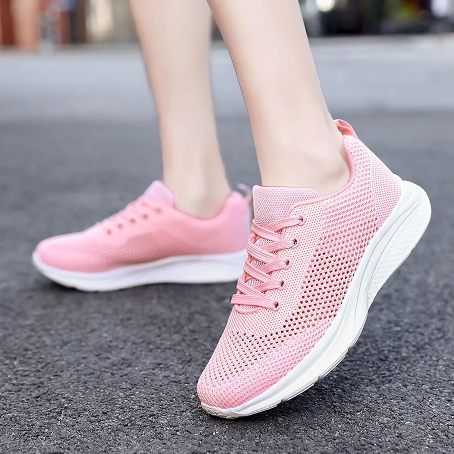 Women's Lace Up Walking Shoes Running Comfortable Tennis Womens Running Shoes Athletic Men's Shoes Casual Men Shoes Sneakers Brown Tennis Shoe Trainers Shoe