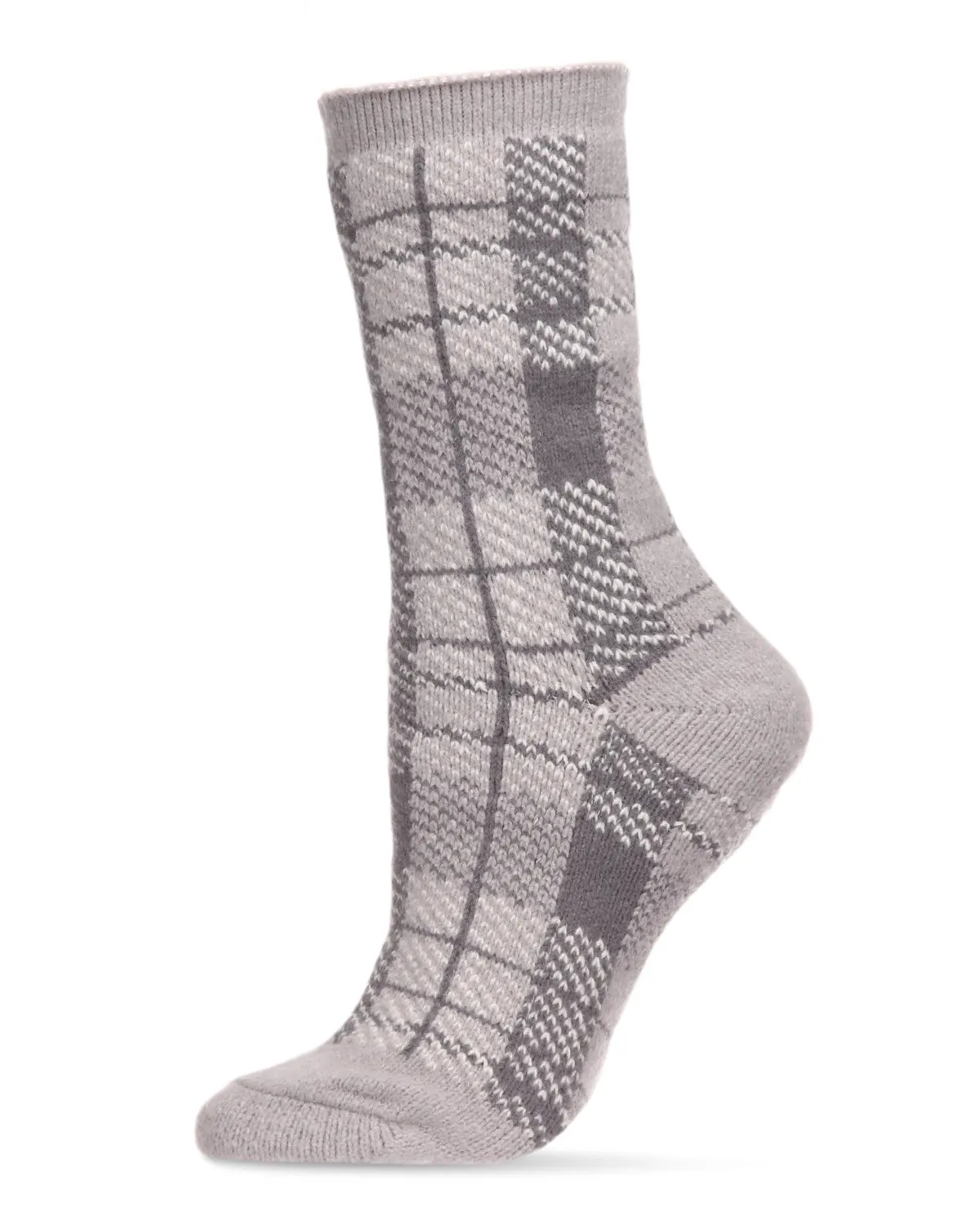 Women's Plaid Buttersoft Cozy Crew Socks