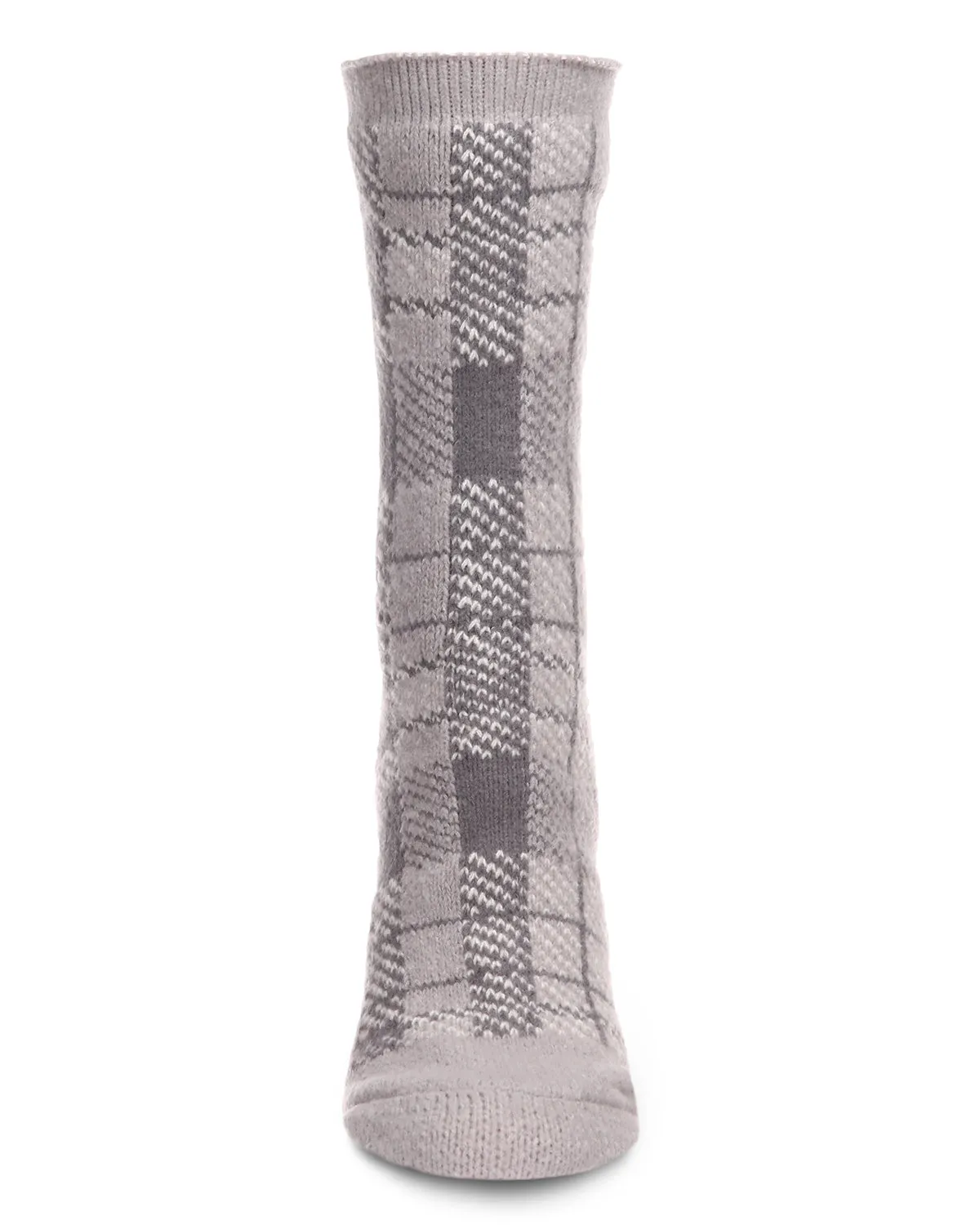 Women's Plaid Buttersoft Cozy Crew Socks