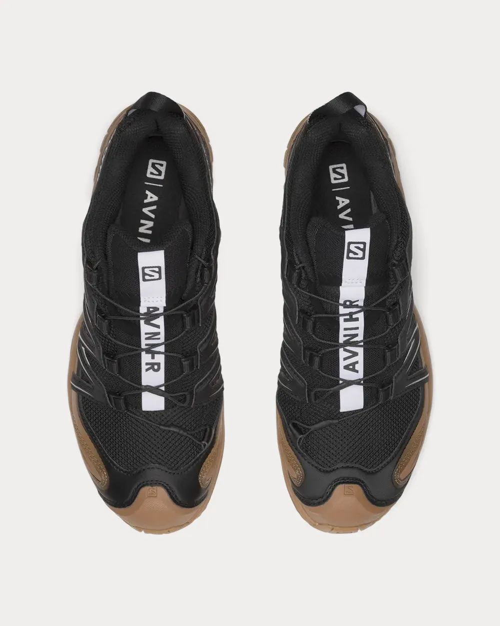 x Avnier XA Pro 3D Black / Tobacco Brown / Black Low Top Sneakers