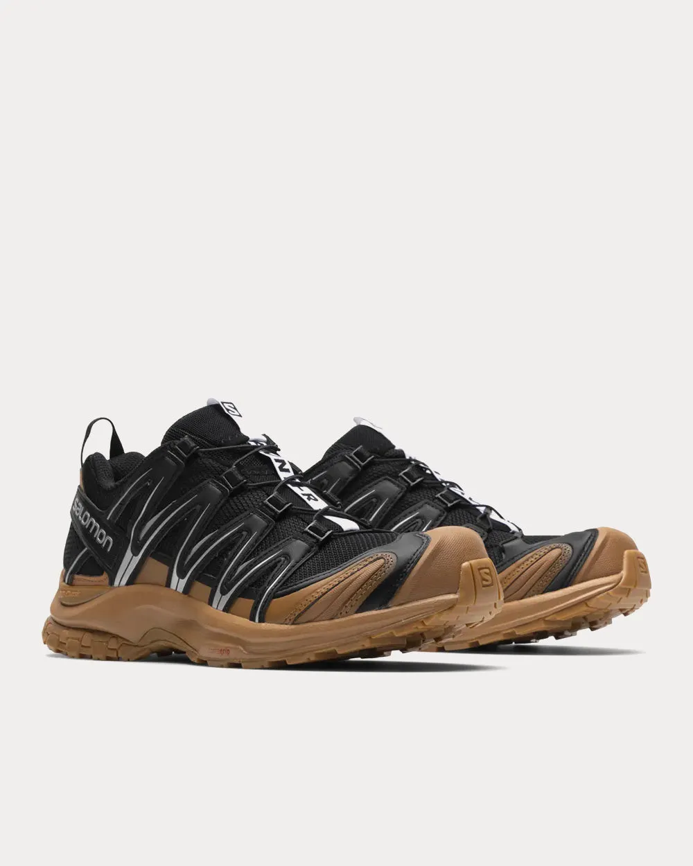 x Avnier XA Pro 3D Black / Tobacco Brown / Black Low Top Sneakers