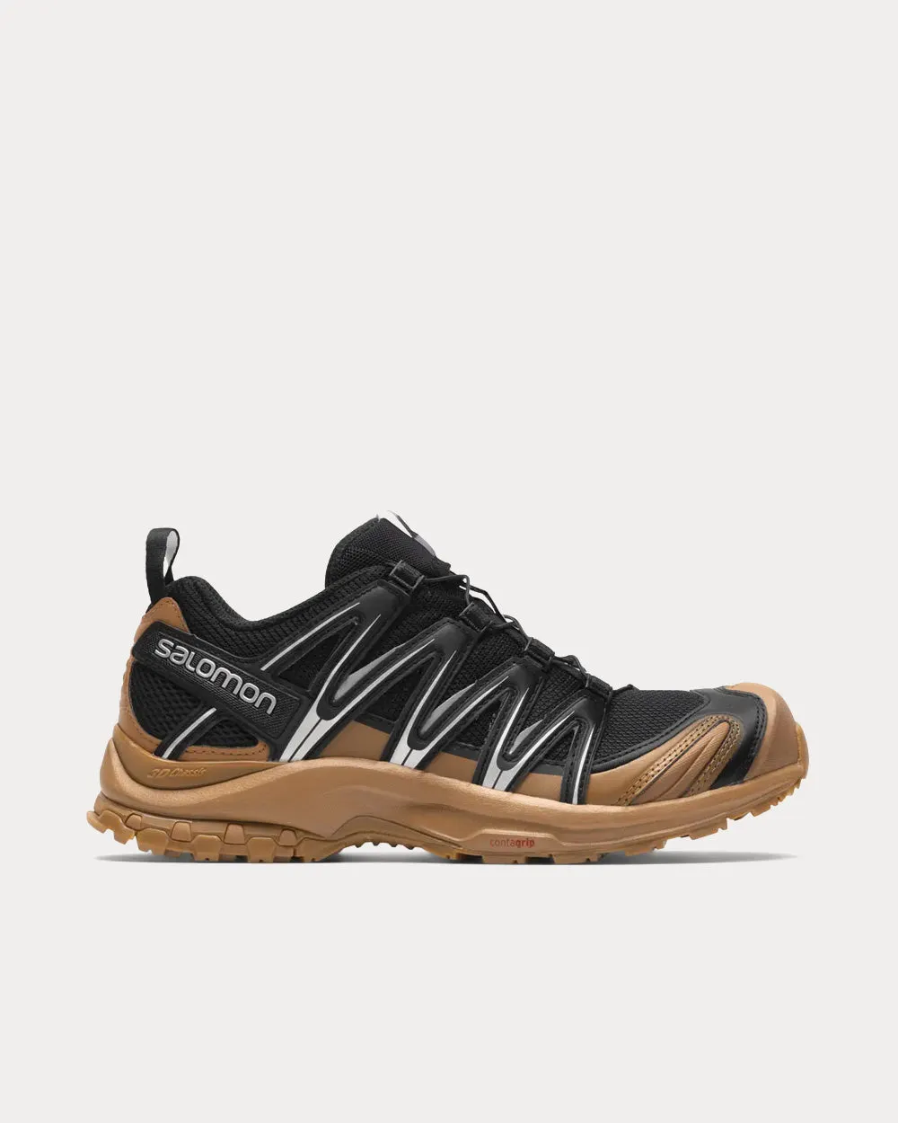 x Avnier XA Pro 3D Black / Tobacco Brown / Black Low Top Sneakers